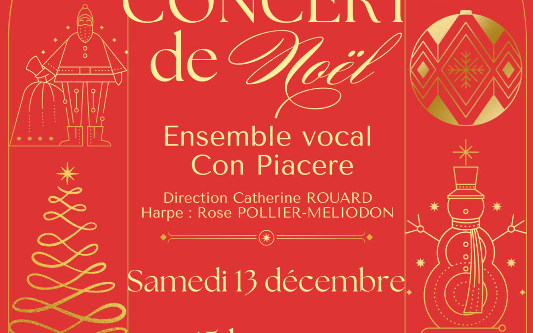 Concert Noël samedi 13 décembre 2025 à 15h